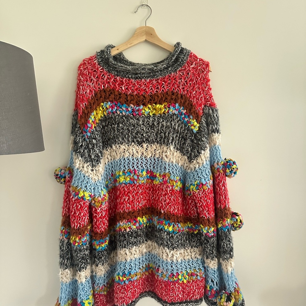 Zara Colorful Knit Sweater
